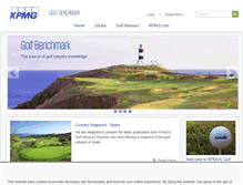 Tablet Screenshot of golfbenchmark.com